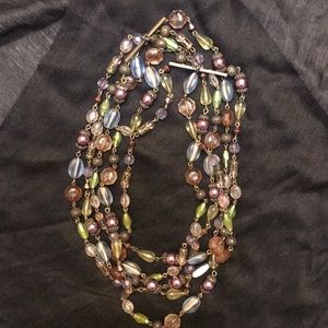 Multicolored beaded necklace